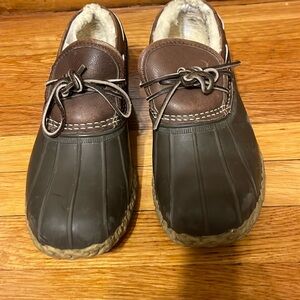 LL Bean Shearling lined Duck boots Men’s Size 9.5